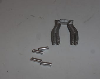 1:43 exhaust system (white metal and machined alu terminals) for Ferrari 250 GT SWB etc Remember production