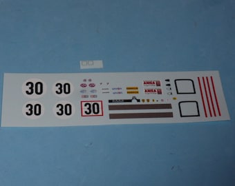 1:43 decals Ferrari 512S Picchio Rosso 24h Daytona 1970 #30 Madyero by Remember TK23