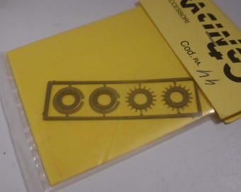 photo etched spats for O.Z. rally wheels 1:43 scale Racing43 RA44