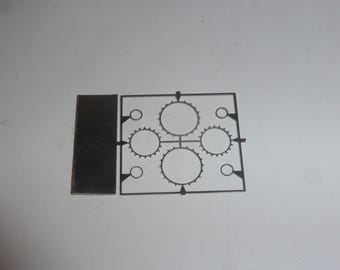 1:43 photoetched frames for BBS autoventilated wheels ideal to superdetail Spark models, kits etc