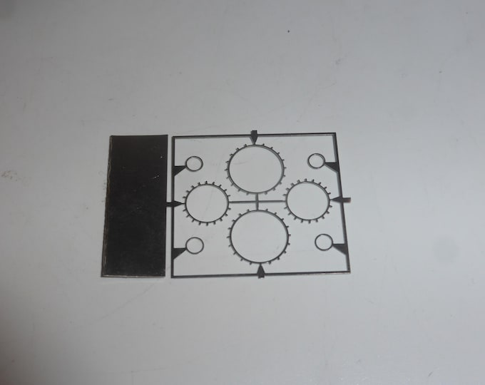 1:43 photoetched frames for BBS autoventilated wheels ideal to superdetail Spark models, kits etc