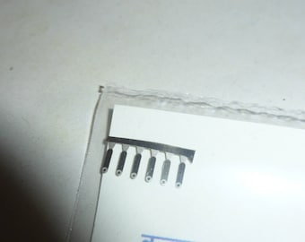 photoetched door handles for 1:43 scale models Carrara SP72 (pack of 6 pcs)