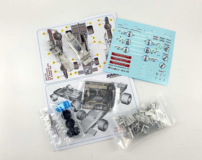 Ferrari 312 B2 Formula 1 GP Argentina 1972 Ickx, Andretti or Regazzoni TAMEO Kits SLK129 1:43 to paint and to assemble