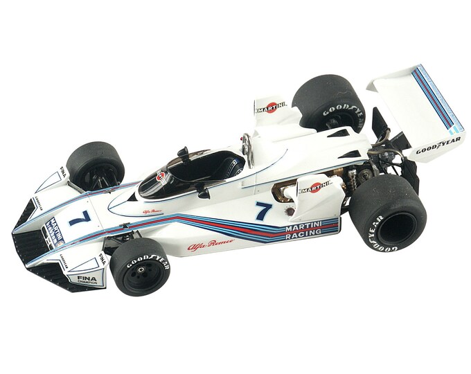 Brabham Ford Cosworth BT45 F.1 Martini Press Version 1975 TAMEO Kits TMK312 1:43 to paint and to assemble