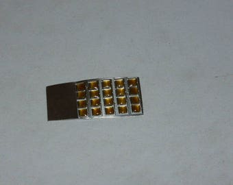 photoetched+resin lights square yellow mm 2.5 FLQ2.5 for model cars and other models