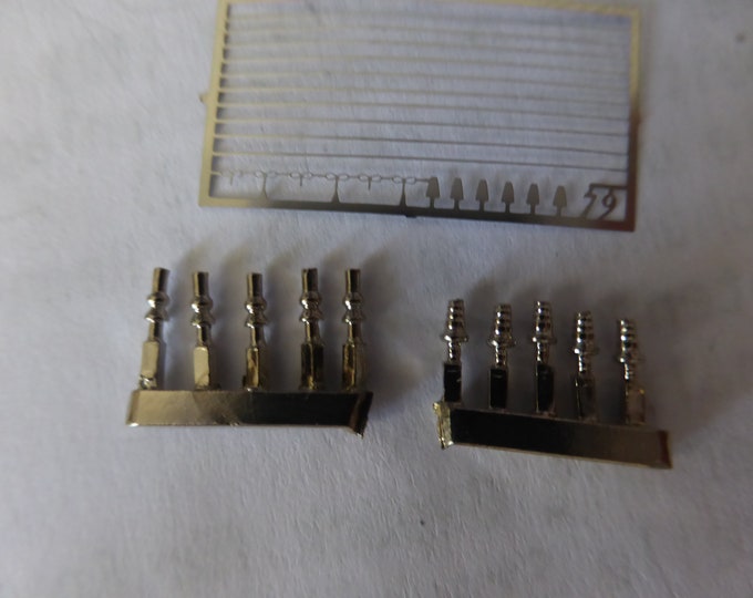 chromed metal and photoetched set for 1:43 rally cars (2 types, 5+5) Tron TF39