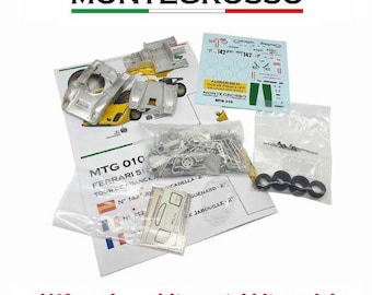 Ferrari 512M E.Francorchamps Tour Auto 1971 #142 Tameo Montegrosso series MTG010 kit 1:43 to paint and to assemble