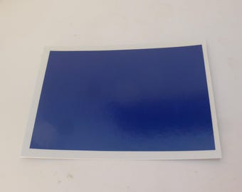 Waterslide decals sheet GLOSS VIOLET BLUE colour (cm 11.20x7.70) Interdecal production