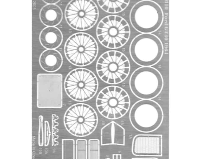 set of photoetched parts for 1:24 Ford GT40 1964 (and other cars) GTS Série Le Mans Miniatures X24039M10