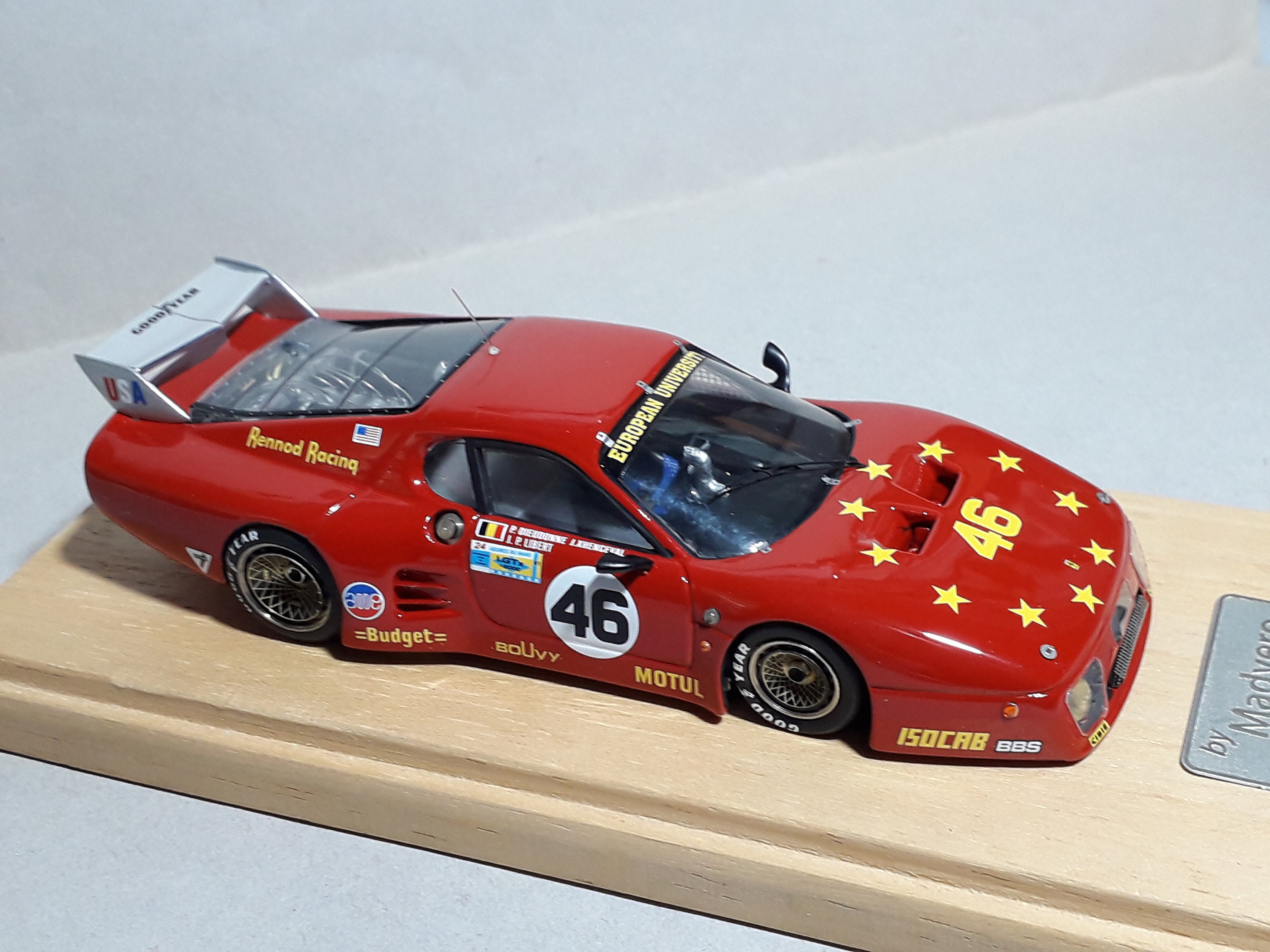 Ferrari 512BB/LM IMSA Nart European University Le Mans 1981 #46 X