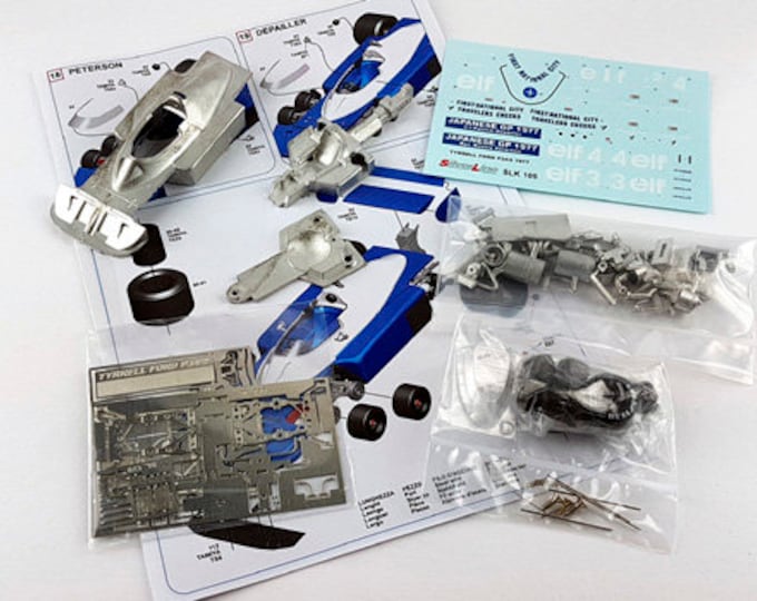 Tyrrell Ford Cosworth P34/2 Japan GP 1977 Peterson or Depailler TAMEO Kits SLK105 1:43 to paint and to assemble