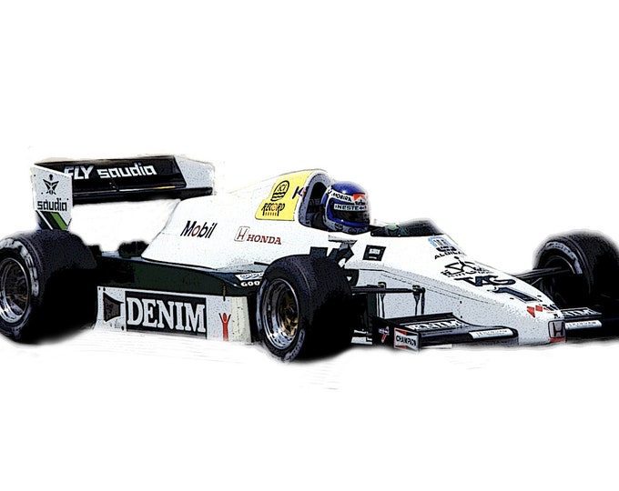 Williams Honda FW09 F.1 South African GP 1983 Rosberg or Laffite TAMEO Kits SLK119 1:43 to paint and to assemble