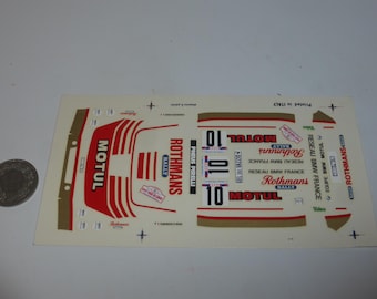 1:43 decals for BMW M1 Group 4 Motul Tour de Corse 1982 #10 Darniche/Mahé Record