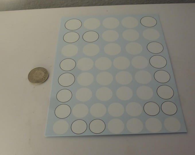 decals for racing numbers roundels (white and white-black cercled) 1:24 various diameters Tin Wizard