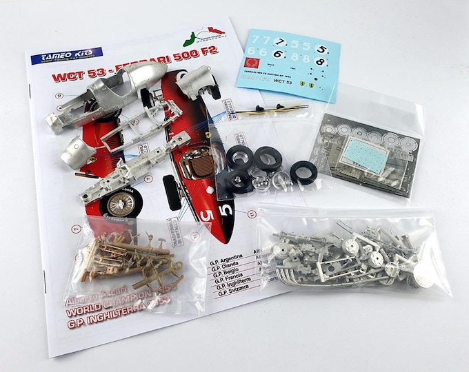Ferrari 500 F2 British GP 1953 Farina/Hawthorn/Ascari/Villoresi TAMEO Kits WCT053 1:43 to paint and to assemble
