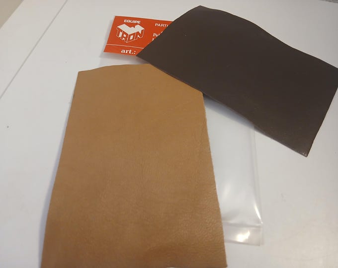leather effect sheets to cut for 1:43 models upholstery (seats, dashboards, panels etc) brown Tron production SP103D