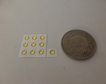 pack of 10 lights for model cars and other models mm 3.0 round YELLOW Remember production