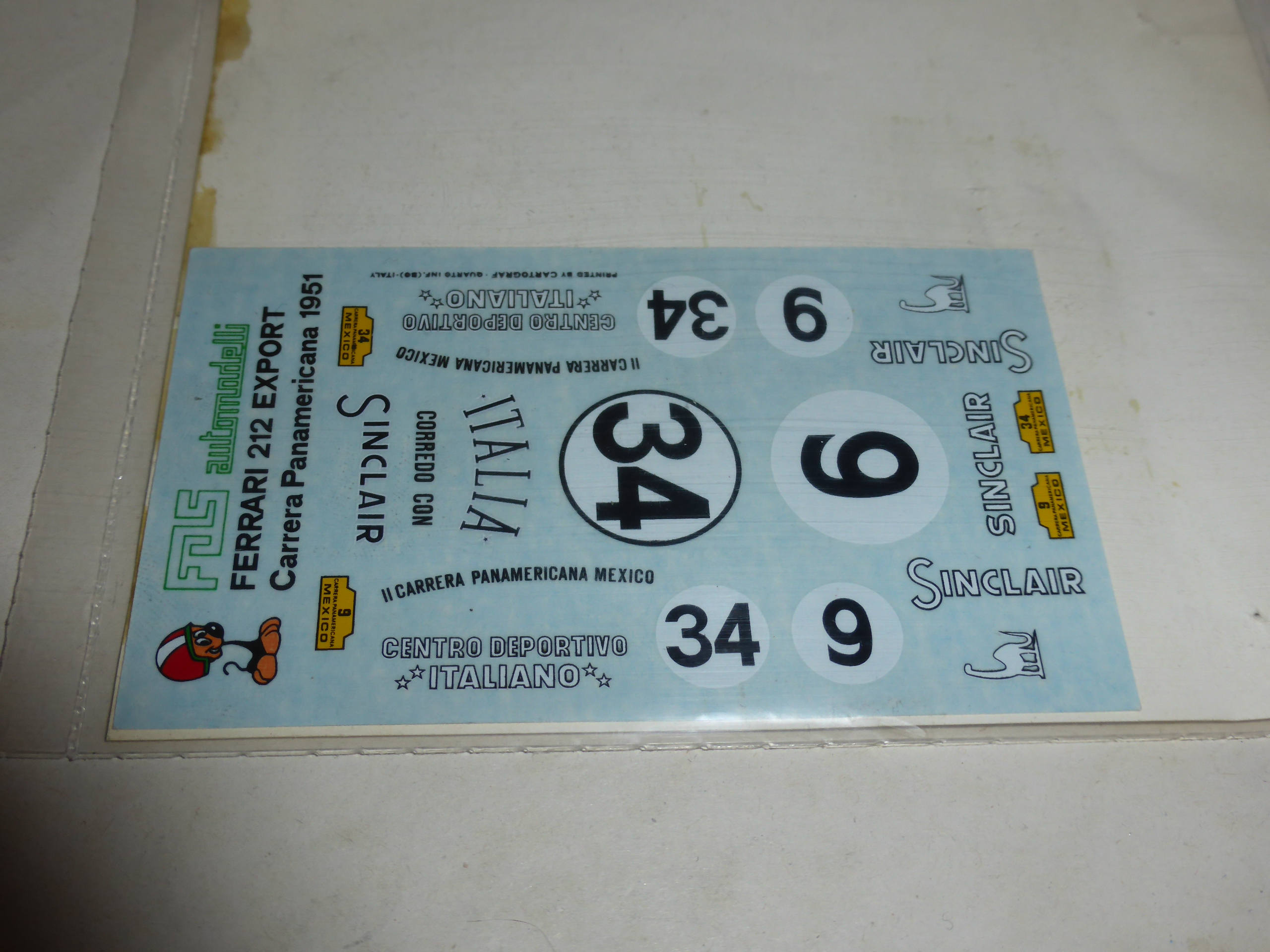 1//43 DECALS KIT FERRARI 250MM CARRERA PANAMERICANA 53