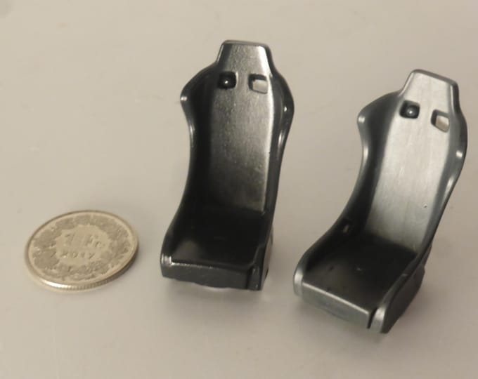 1:24 racing seats (2x) for rally, sports, GT and touring cars (90-2000s)