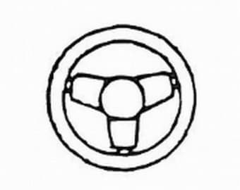 1:43 scale white metal steering wheels for Porsche road cars models mm7.50 (pack of 10) Tron SP11