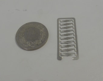 1:43 photoetched windscreen wipers for road and racing cars standard type pack of 10 couples mm 8.00 (short blade)