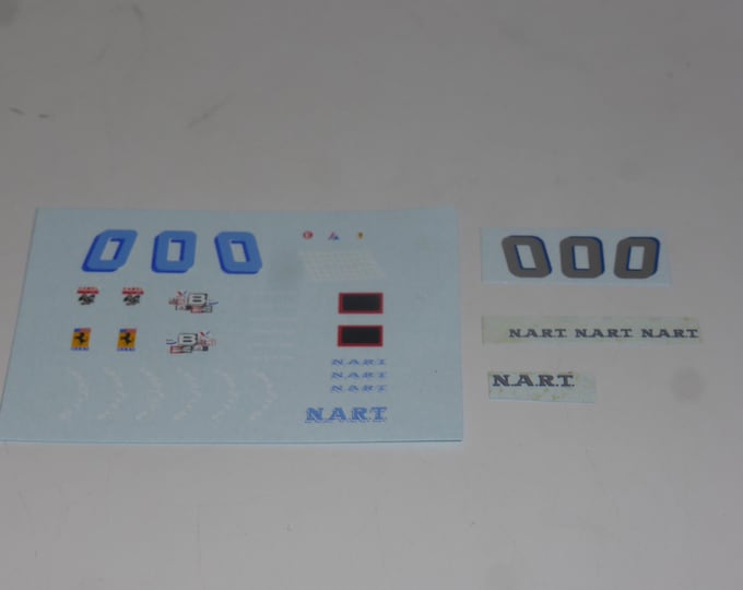 1:43 waterslide decals Ferrari 365 GTB/4 Daytona NART 24h Daytona 1975 #0 Minter/Ballot-Lena/Gagliardi Remember