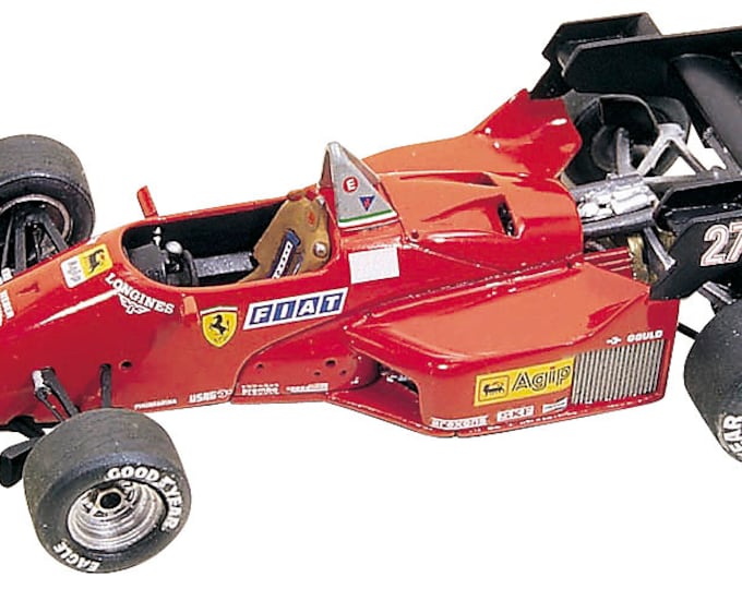 Ferrari 126 C4 Formula 1 Zolder Belgian GP 1984 Alboreto (winner) or Arnoux TAMEO Kits TMK011 1:43 to paint and to assemble