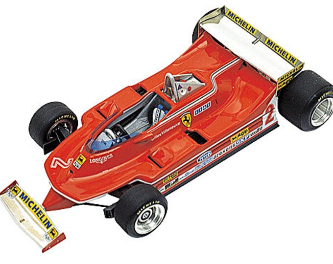 Ferrari 312 T5 F.1 Monaco GP 1980 Scheckter or Villeneuve TAMEO Kits TMK266 1:43 to paint and to assemble