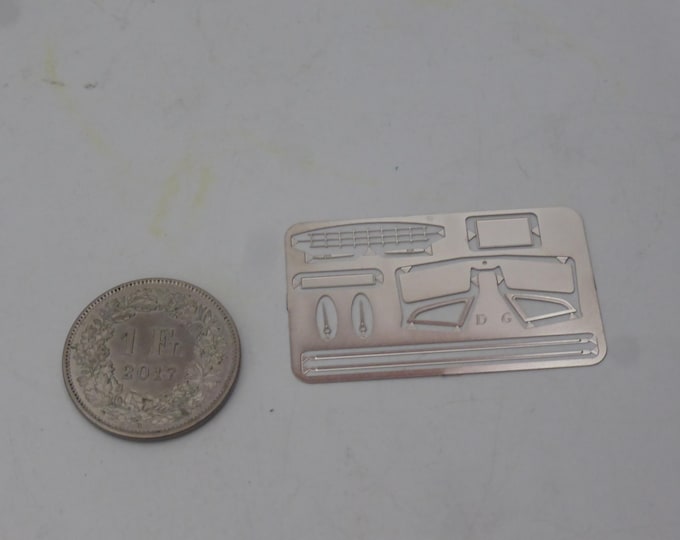 1:43 photoetched set for Ferrari spyders and other cars of the 60-70s