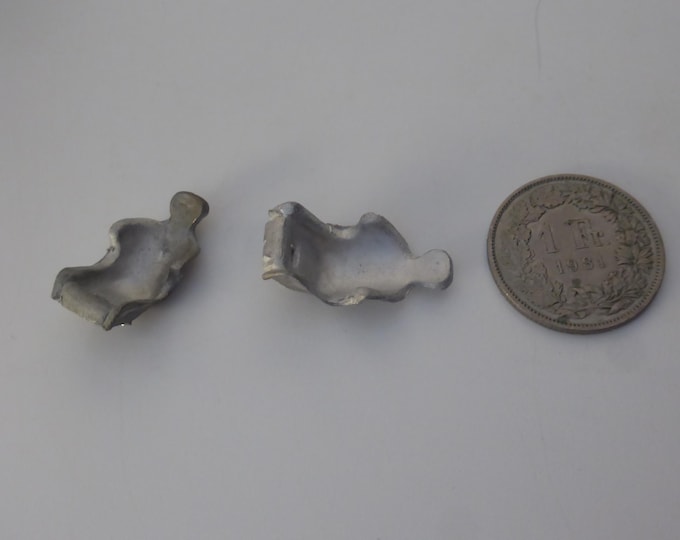 1:43 white metal racing seats with (pack of 2) for Group 5-6 cars of the 70-80s Porsche 908, 936, 935 etc