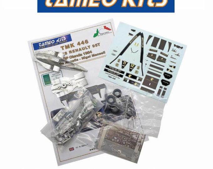 Lotus Renault 95T Dutch GP 1984 De Angelis or Mansell TAMEO Kits TMK446 1:43 to paint and to assemble