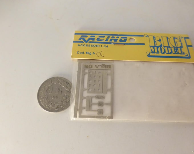 1:24 photoetched sheet with rally pedals and co-driver footrest Racing43 BIG.A06