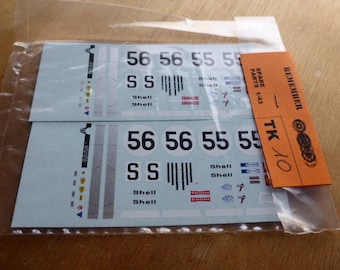 1:43 waterslide decals Ferrari 512S Spyder 1000km Nurburgring 1970 #55/56 Madyero by Remember TK10