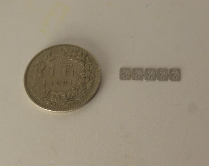 photoetched 1:43 Mercedes front emblems, mm 2.00 diameter Starter production