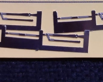 photoetched pantograph windscreen wipers for 1:43 scale models Carrara SP104 (pack of 3 pieces)