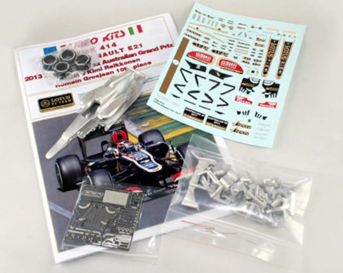 Lotus Renault E21 Formula 1 Australian GP 2013 Raikkonen / Grosjean TAMEO Kits TMK414 1:43 to paint and to assemble