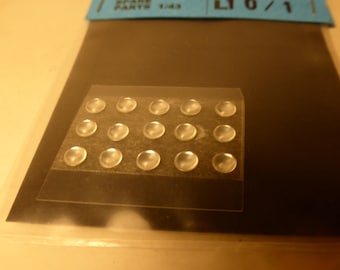 pack of 15 lights for model cars and other models mm 4.0 round CLEAR Remember L10/1