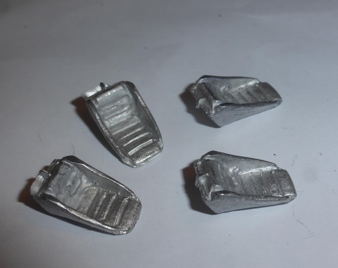 1:43 white metal seats (pack of 4) for Ferrari 512BB-LM and other racing cars of the 70-80s FDS A59