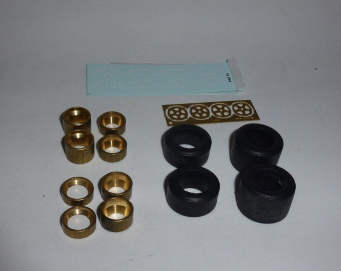 1:24 wheels and tires set for Formula 1 cars of the 80s and 90s Tameo PWT-20