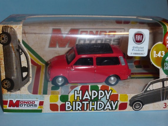 Fiat 500 Giardiniera 1961 Red Mondo Motors Happy Birthday Range