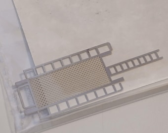 Photoetched roof rack with ladder (to fold) for trucks and similar vehicles by Nonomologati 1:87 H0