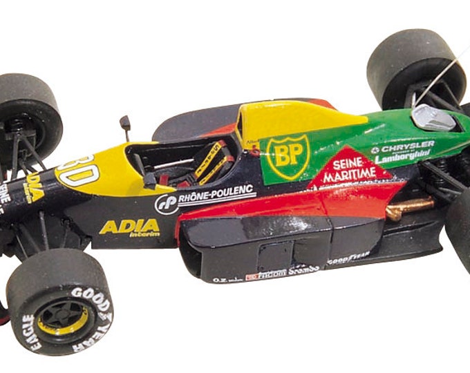 Lola Lamborghini LC89 F.1 San Marino GP 1989 Alliot or Dalmas Tameo Kits TMK096 1:43 to paint and to assemble