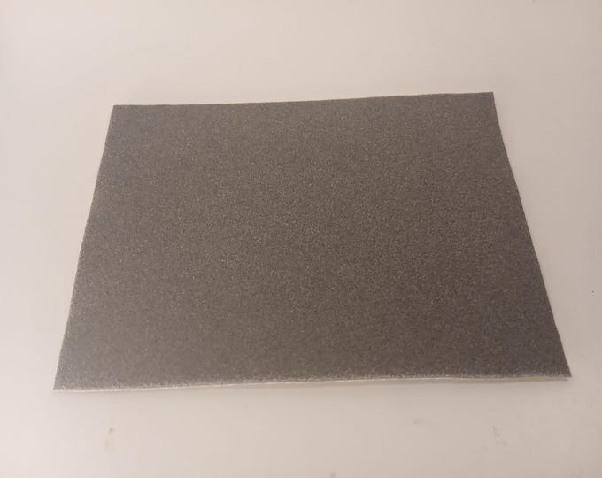Self adhesive velvet (plush effect) for model cars interiors (floors, panels, ceilings etc) GREY Tron production