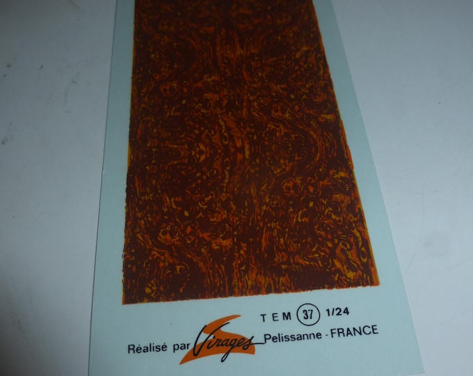 1:24 decals reproducing wood effect (gloss) cm 12.10x6.30 Virages production catalogue TEM37