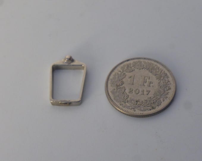 white metal 1:43 scale front radiator frame for old cars (nikeled)