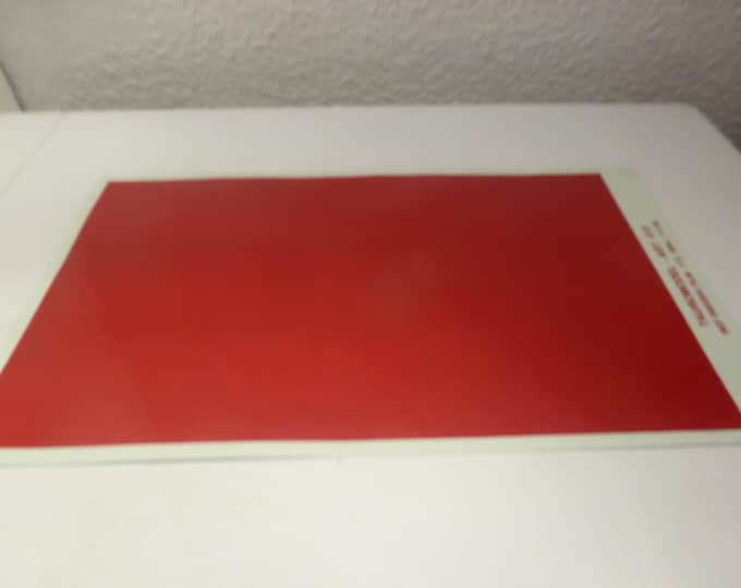 red (FS 595A-11136) waterslide decal sheet cm 20x13 Tauro Model catalogue number 413