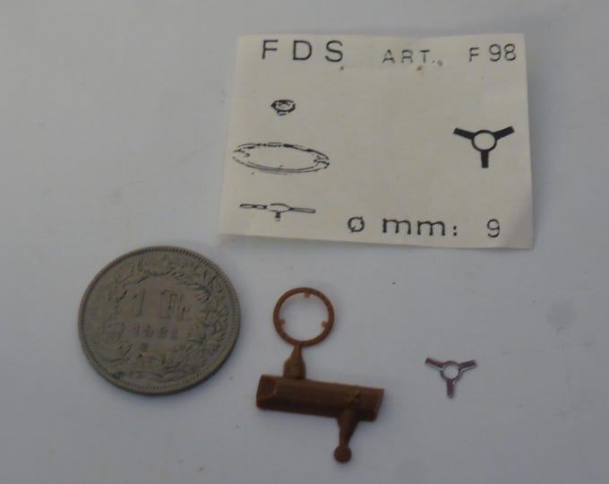 1:43 plastic and photoetched 3-spoke steering wheel mm 9 for sports and racing cars of the 60-70-80s FDS F98