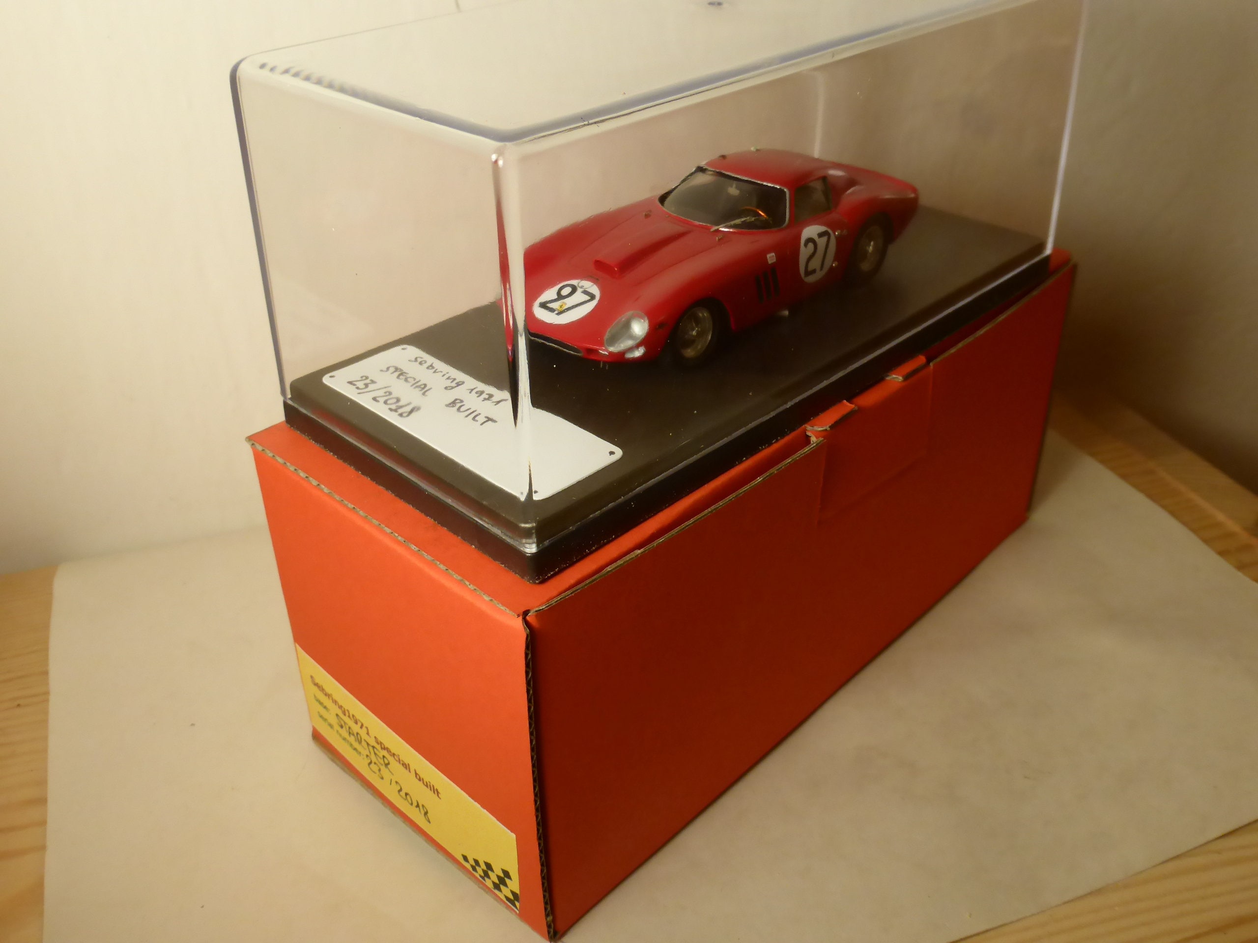Décalcomanies Ferrari 250 GTO 1964 1:43 - Modélisme Voiture De Sport Vintage
