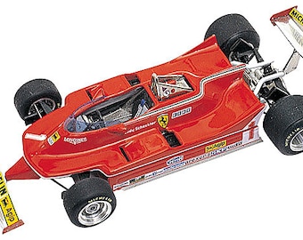 Ferrari 312 T5 F.1 Belgian GP 1980 Scheckter or Villeneuve TAMEO Kits TMK248 1:43 to paint and to assemble