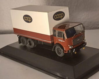 OM 150 Refrigerated Coop Bologna 1972 special Handbuilt model by Nonomologati 1:87 H0